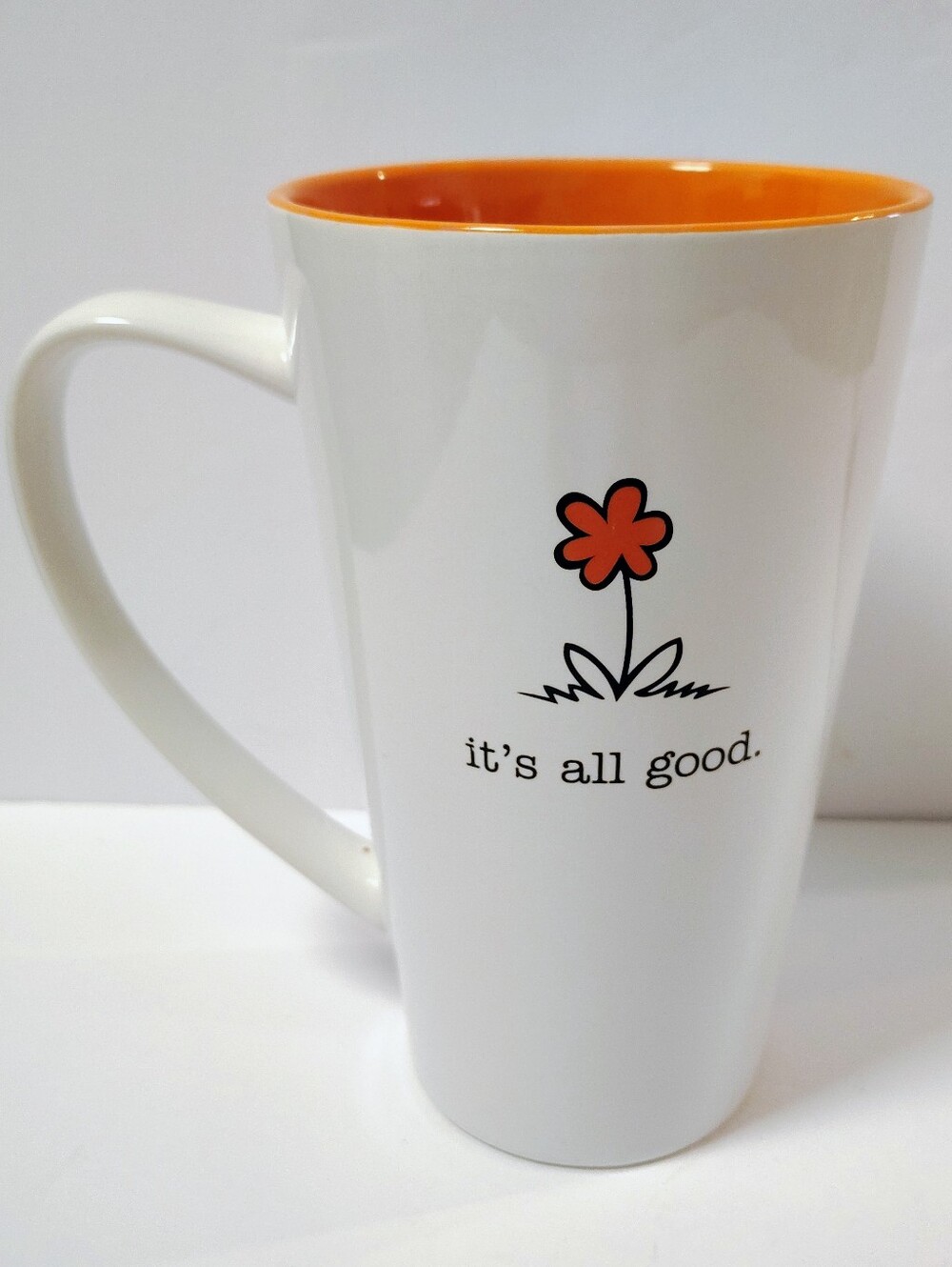 10 Strawberry Street “It’s All Good” Oversized Tapered Ceramic Coffee Mug | 32oz